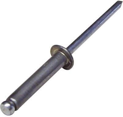Aklā kniede 3,0 × 9 mm Cu/ST (50 gab.)
