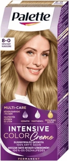 Palette Intensive Color Creme 8-0 gaiši blonda, 50 ml