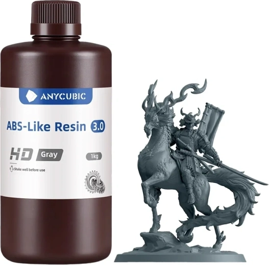Anycubic abs-like sveķi 3.0 pelēki - 1 gab.