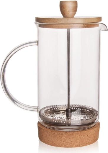 Bambusa vāciņš un korķa pamatne