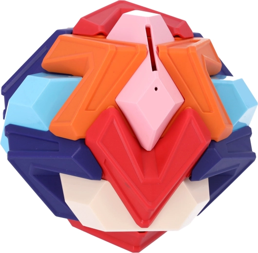 Colorful 3D puzzle for fun assembly