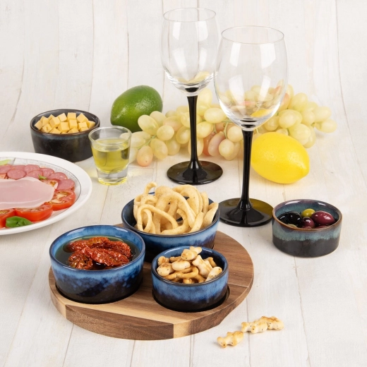 Three bowls for organized serving