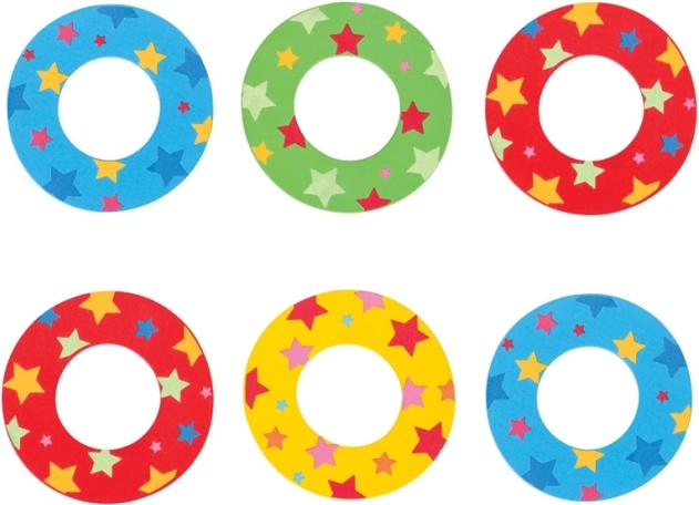 Bigjigs Toys Koka burts ar zvaigznēm - O