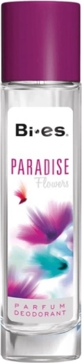Sieviešu stikla dezodorants BI-ES Paradise Flowers 75 ml
