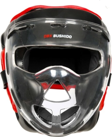Full-face protection with clear shield