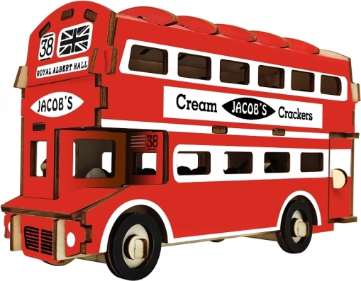 Wooden 3D Puzzle Doubledecker