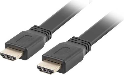 Melns plakans HDMI kabelis v2.0 5 m