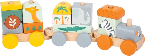 Wooden Safari train