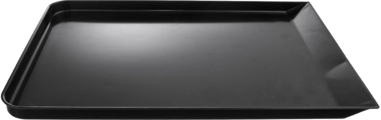 Raised edges for cleaner baking