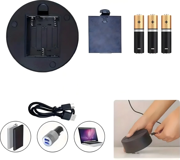USB and battery power