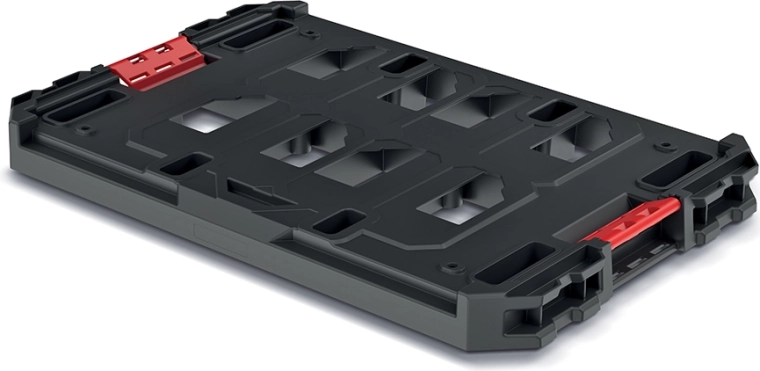 Reinforced connecting plate X BLOCK black