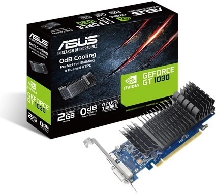 Grafiskā karte ASUS GT 1030 ar pasīvo dzesēšanu