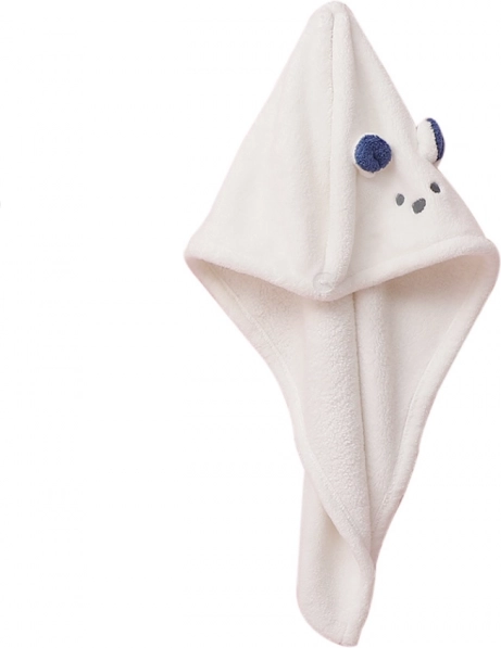 Superabsorbējošs matu turbāns no mīksta frotē – bēšs