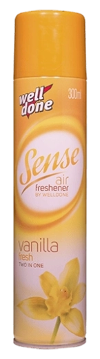 Well Done Vanilla air freshener with vanilla scent 300 ml