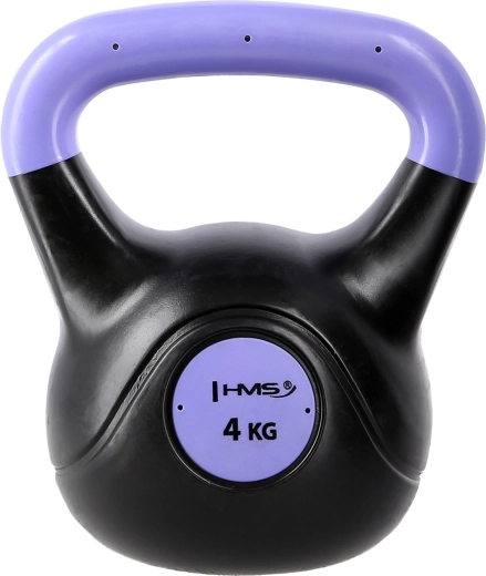Kompozītmateriāla kettlebell HMS 4 kg violets