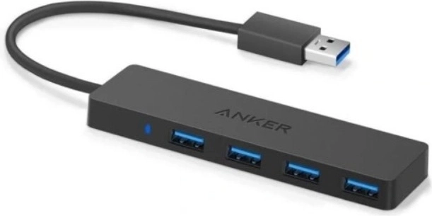 Ultra Slim 4 portu USB 3.0 centrmezgls Anker