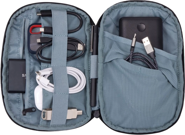 Neat organization of cables and electronics