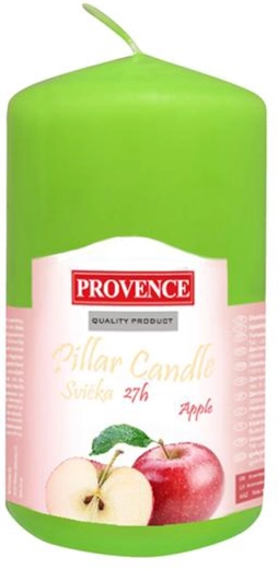 Paraffin scented pillar candle apple 6 × 11.1 cm