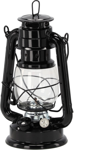 Klasiska metāla petrolejas lampa 28 cm