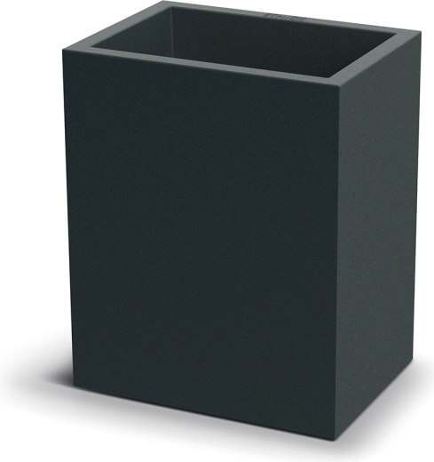 Puķupods Cubla Case augsts 36 cm – tumši pelēks