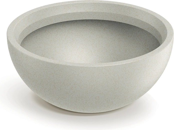 Puķupods Molio Bowl 38 cm smilšu krāsā