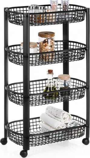 Four-tier rolling rack 46.5 × 26 × 79 cm