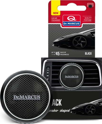 Dr. Marcus speaker-shaped car air freshener Black