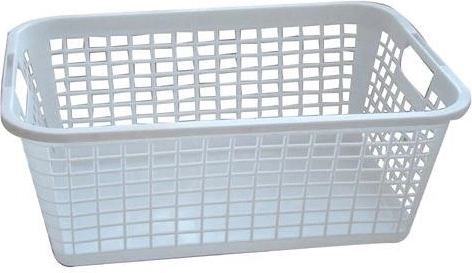 Plastmasas veļas grozs 67 × 45 × 27 cm, krāsu mikss