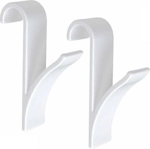 Plastmasas āķi radiatoram, 2 gab. – universāli piekaramie āķi bez urbšanas