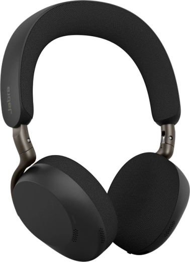 Bezvadu austiņas Jabra Evolve3 75 MS ar USB Link 390c un bezvadu uzlādi, melnas