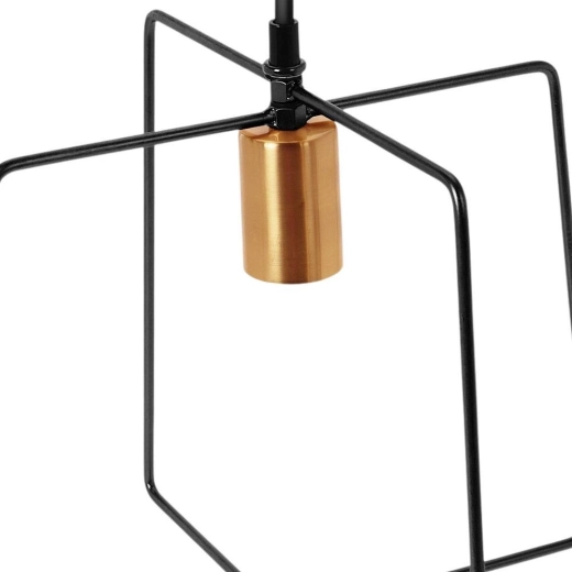 Elegant gold E27 socket