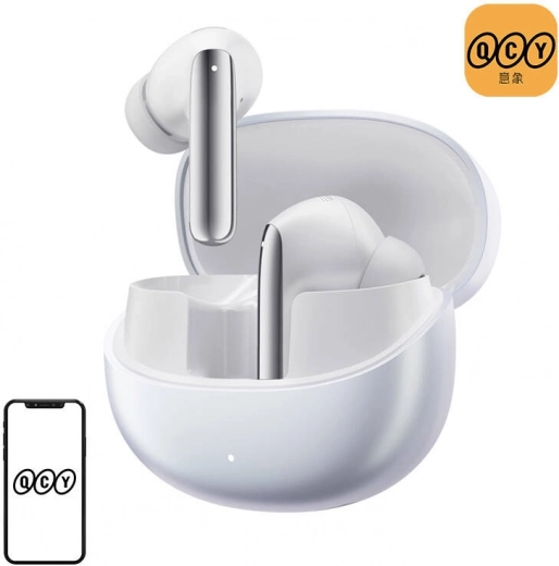 Wireless Earbuds TWS QCY MeloBuds Pro HT08 with ANC, white