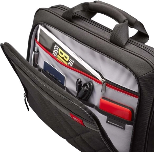 Clear organizer and quick access