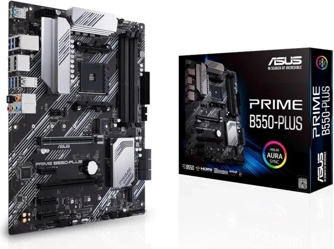 Asus Prime B550-PLUS ATX mātesplate AMD AM4 ar HDMI/DP un M.2