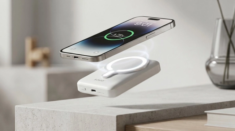 Qi bezvadu līdz 15 W un ātra USB‑C PD