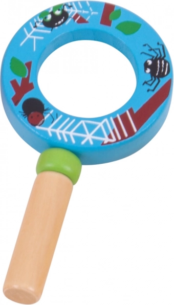 Mini lupa zilā krāsā