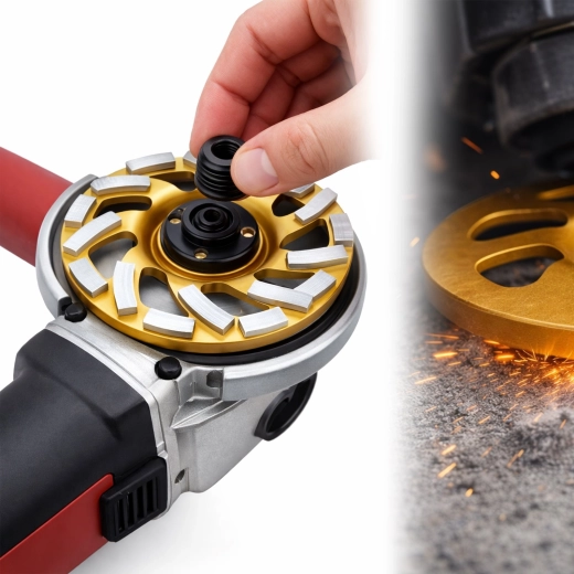 Compatibility with angle grinders