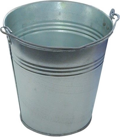 Galvanized bucket 15 l