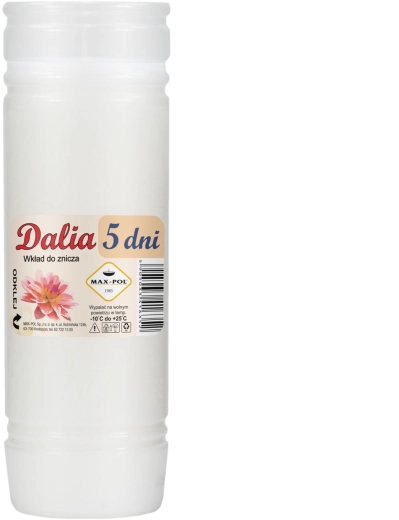 Dalia parafīna ieliktņu komplekts 10 gab., 19 cm / 120 h