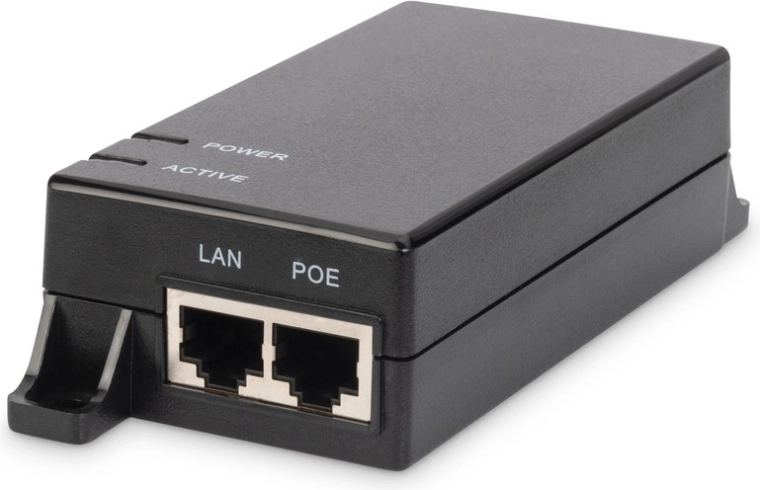 PoE injektors 802.3af 48 V 15,4 W gigabita