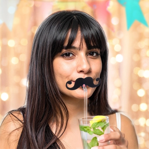 Removable decorative mustaches