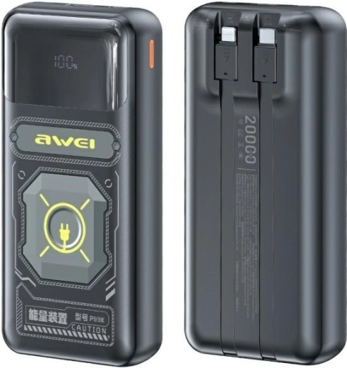 P99K Power Bank 22.5 W 20,000 mAh Black