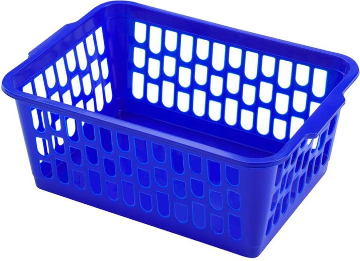 Plastmasas groziņš HEIDRUN 36 × 26 × 15 cm – krāsu mikss