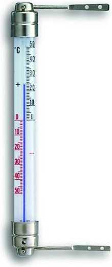 Metal window thermometer 22 cm, rotating