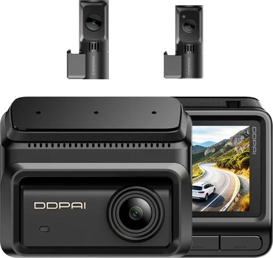 DDPAI Z90T trīskanālu 4K automašīnas videoreģistrators ar GPS