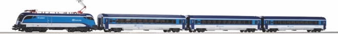 Starta komplekts PIKO pasažieru vilciens ČD railjet taurus mērogā H0