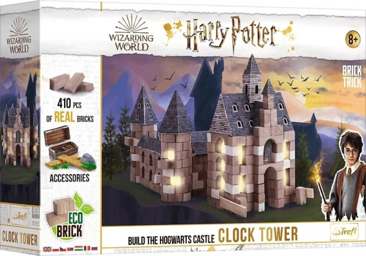 Konstruktors TREFL Brick Trick HARRY POTTER – Pulksteņtornis XL (410 detaļas)