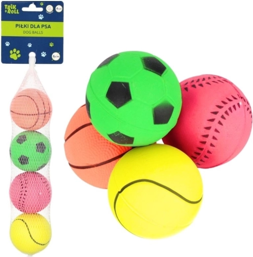 Dog Ball Set (4 pcs)