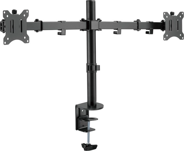 Desktop stand for two monitors 17–32" with 390 mm arms LogiLink - 1 piece