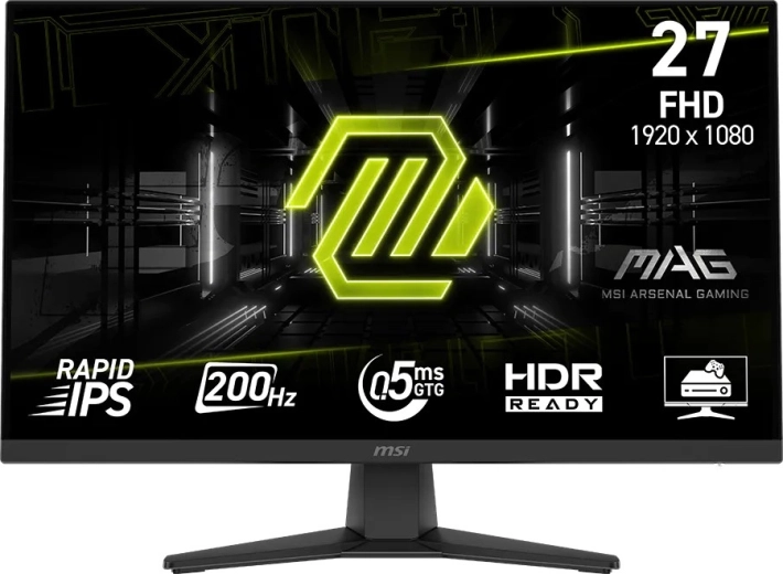 Monitor 27" MAG 272F LED, Full HD, 200 Hz, flat, black